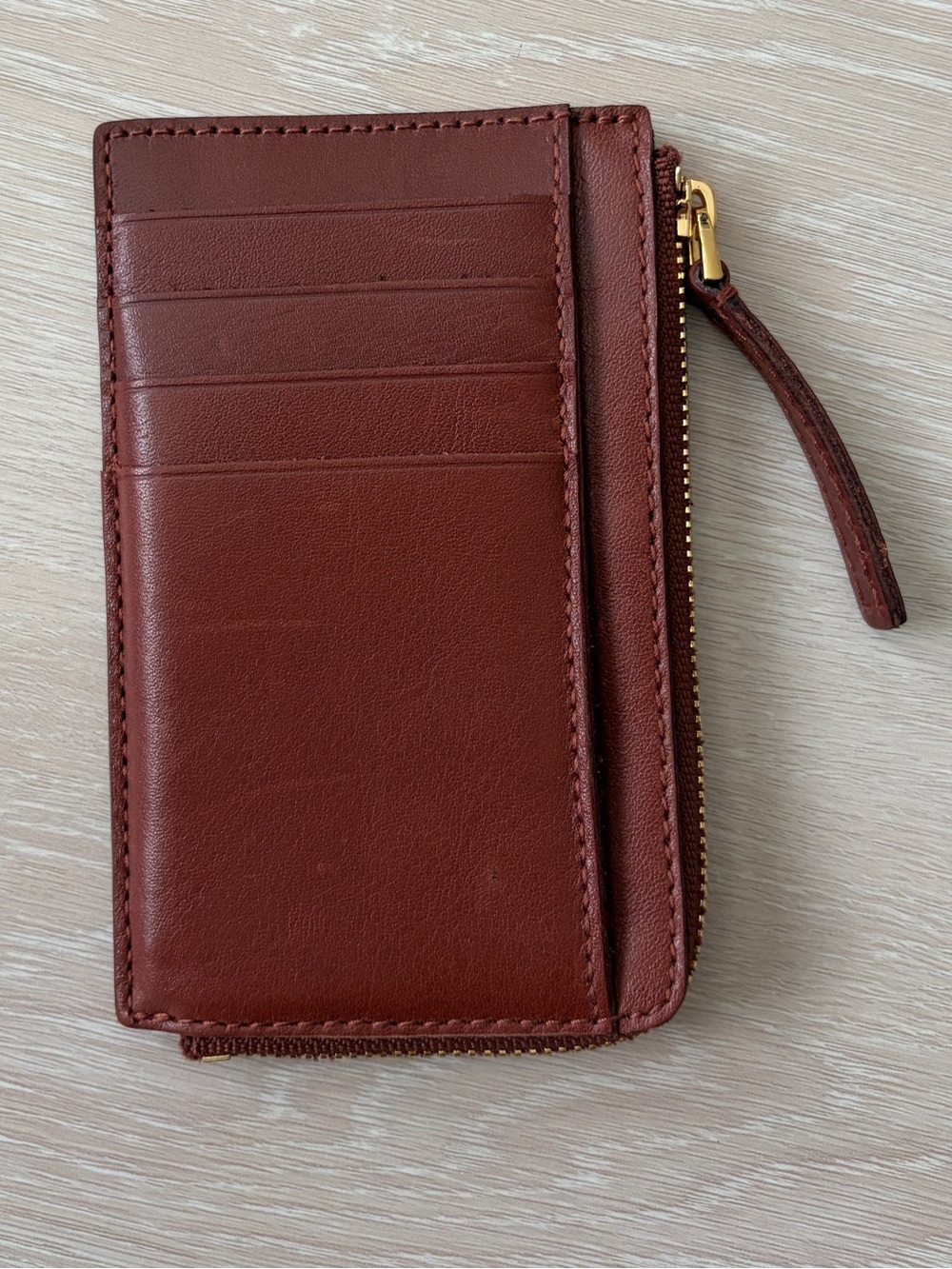 Madewell the Essential Zip Card Case Wallet